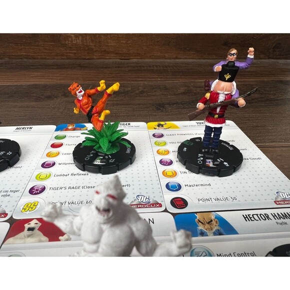 Heroclix DC Lot Tharok Merlyn Toyman White Martian Hector Hammond Creeper Flash - Picture 7 of 8